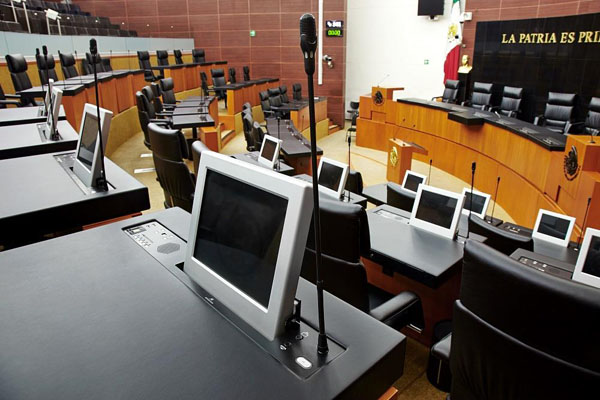 Зал заседаний Сената Республики Мексика